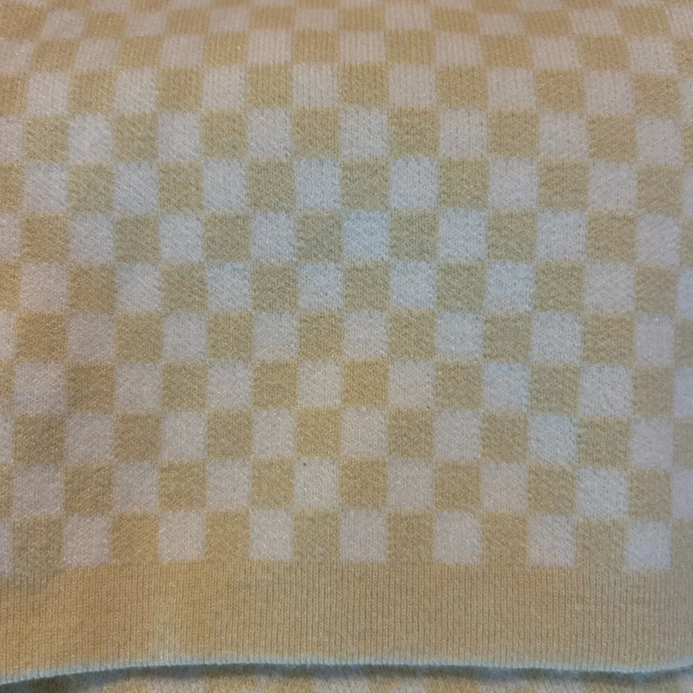 Rylee + Cru Checker Set in Yellow. Bottoms size XS and Top size S - Picture 13 of 13